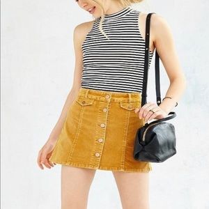 Urban Outfitters BDG Corduroy Button Skirt
